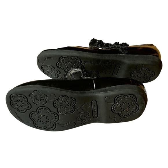Stride Rite Girls Patent Leather Shoes Mary Jane Party Dress Black US 10W UK 9.5 - Picture 4 of 8